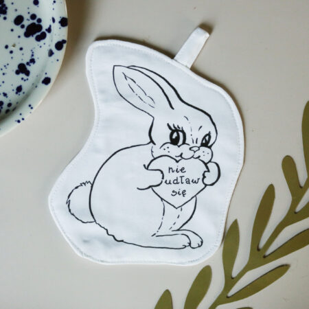 łapka "nie udław się"