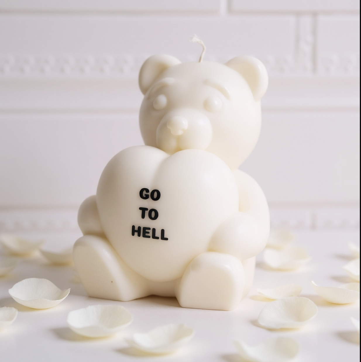 Świeczka Miś "GOtoHELL" - obrazek 2