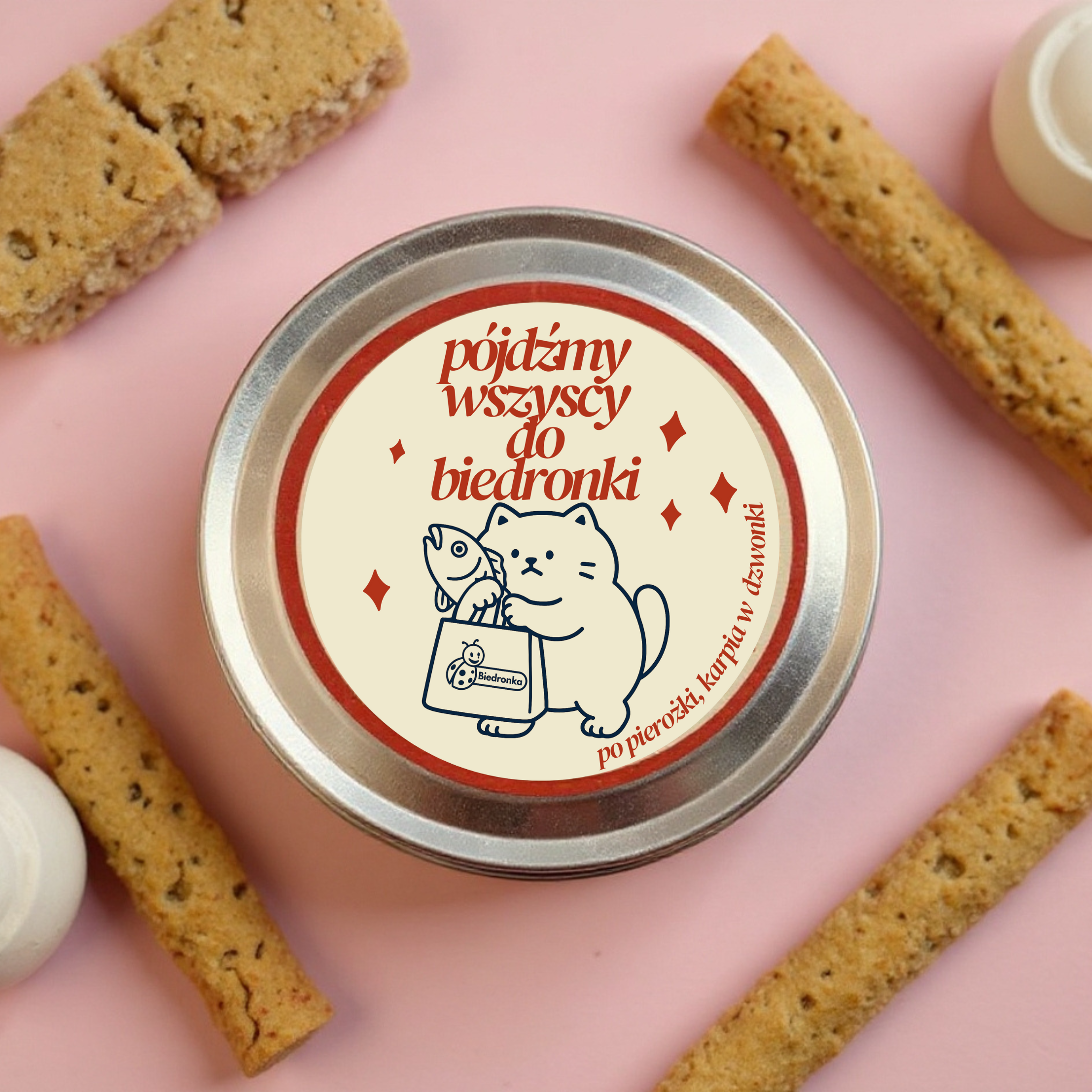 świeca w puszce Biedra - obrazek 2